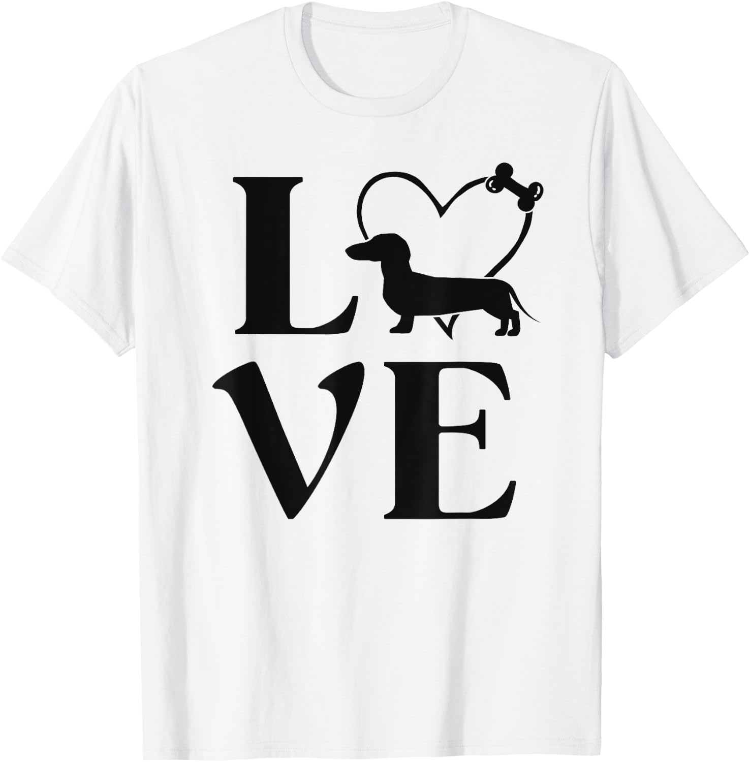Dachshund Gifts Love Dogs Dog Mama T-Shirt - T-Shirt | White