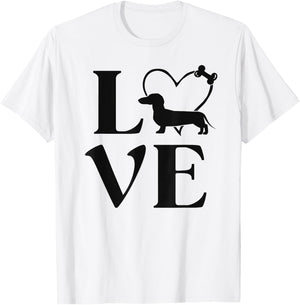 Dachshund Gifts Love Dogs Dog Mama T-Shirt - T-Shirt | White