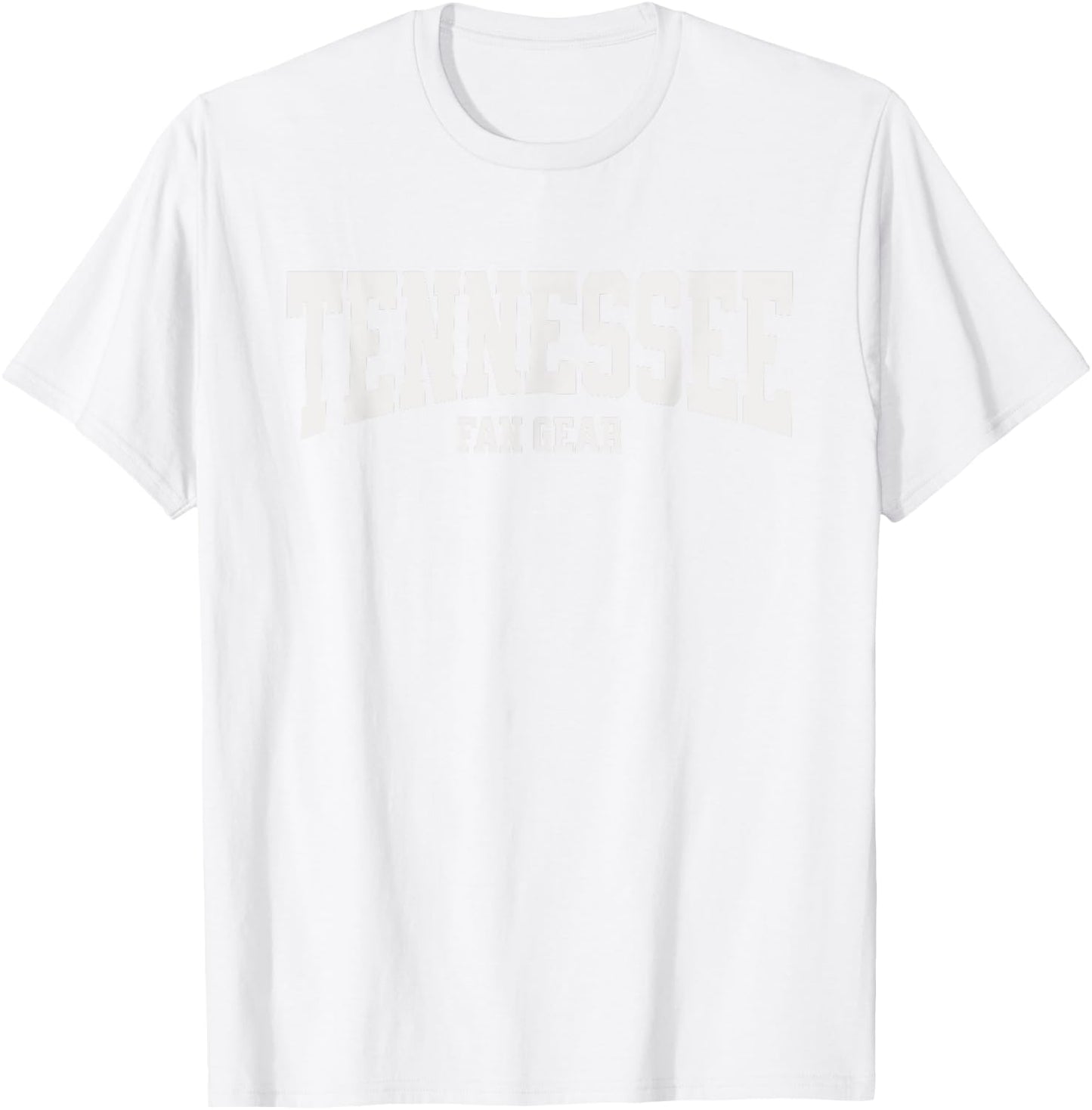 Official Tennessee Fan Gear | TN Orange White | Tennessee T-Shirt - T-Shirt | White