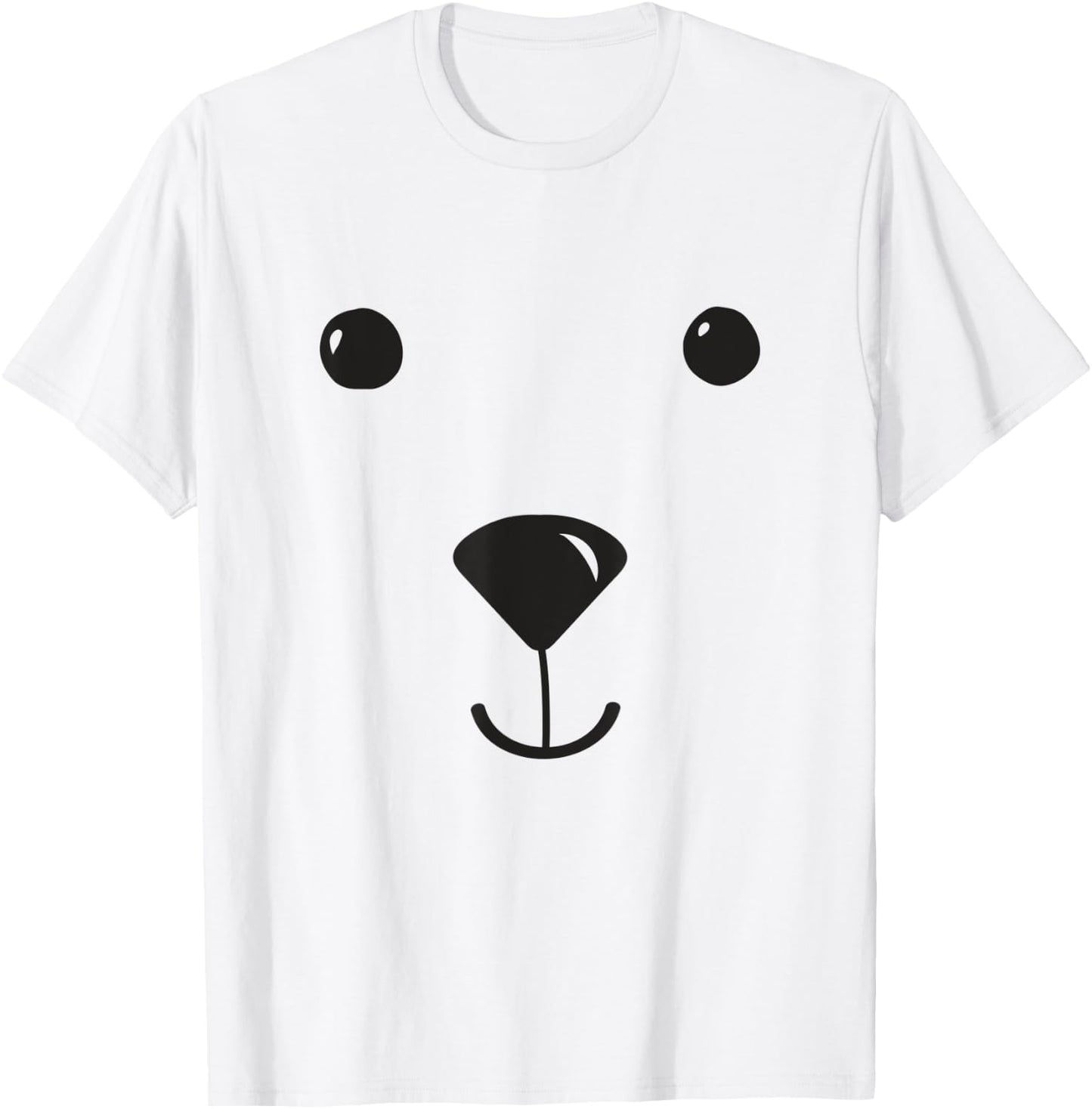 Polar Bear Kids Costume Bear Pajamas Face Zoo Polar Bear T-Shirt - T-Shirt | White