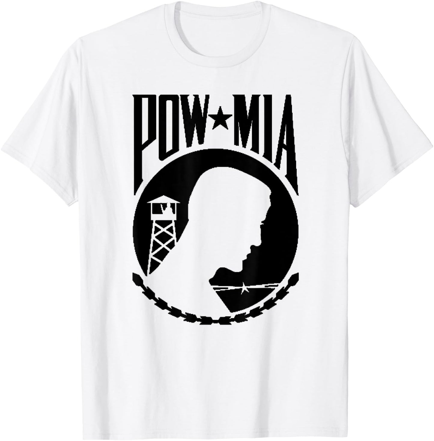 Powmia Pow Mia T-Shirt - T-Shirt | White