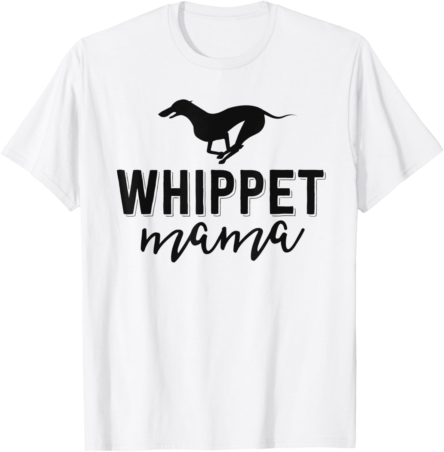 Floral Dog Mom Shirts Owner Gift Whippet Mama T-Shirt - T-Shirt | White
