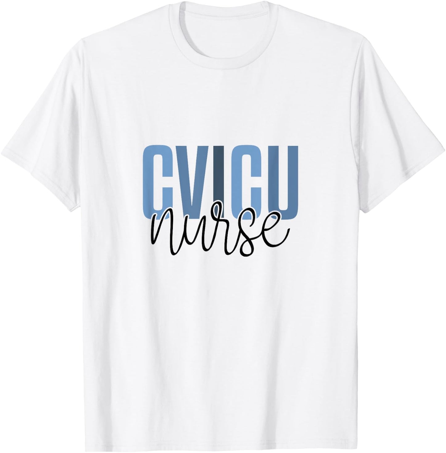 CVICU Nurse Cardiac Anatomy Cardiology Heart ICU T-Shirt - T-Shirt | White