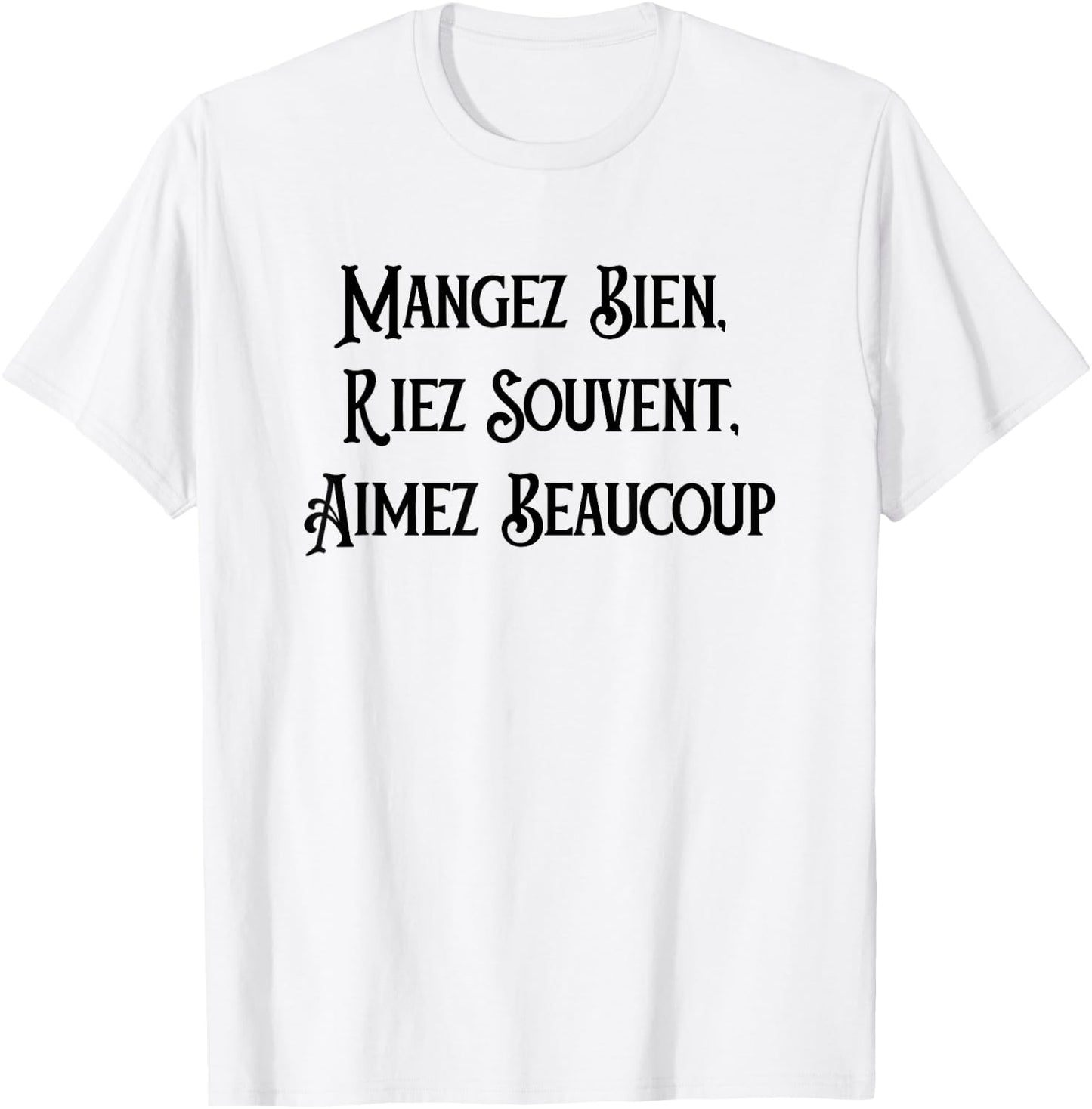 French Quote Gift France Travel Gift French Club Polyglot T-Shirt - T-Shirt | White