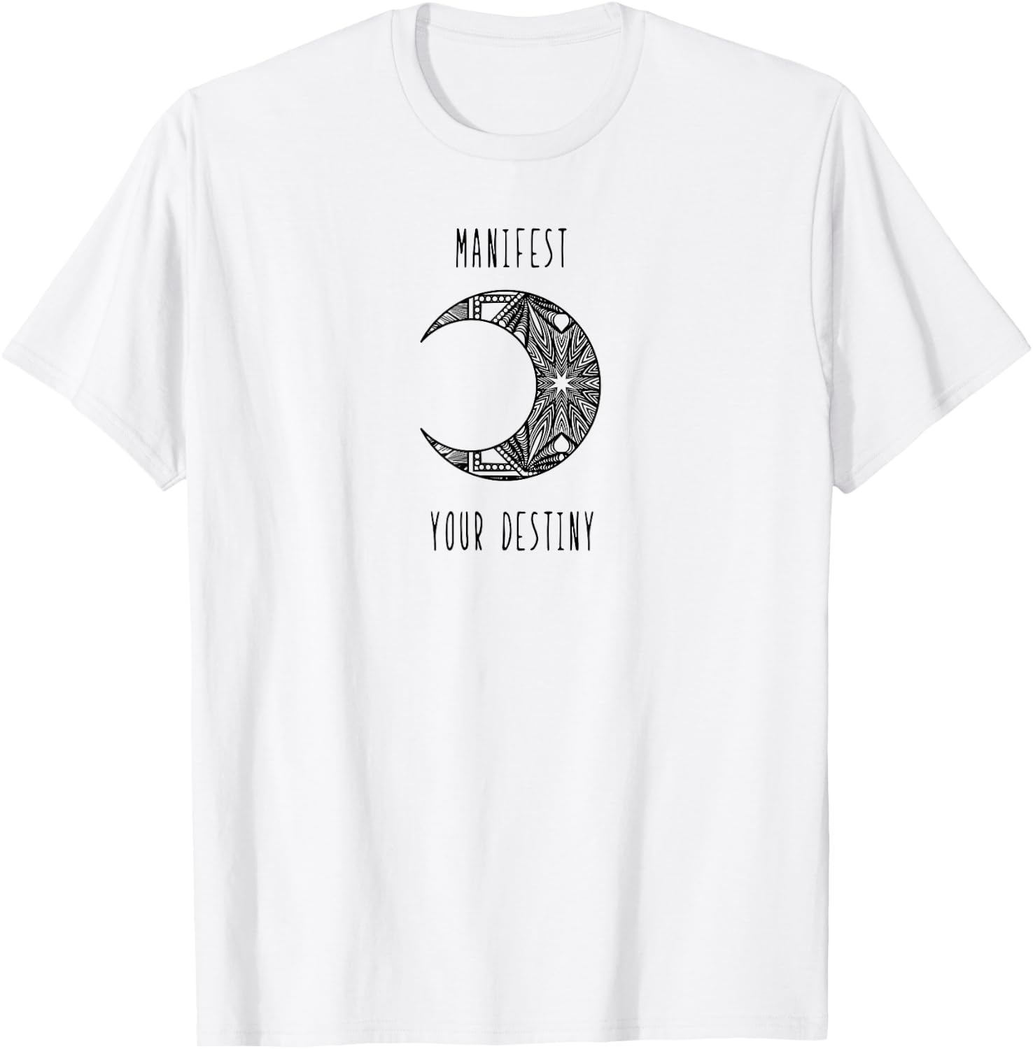 Manifest Your Destiny abundance new age manifestation T-Shirt - T-Shirt | White