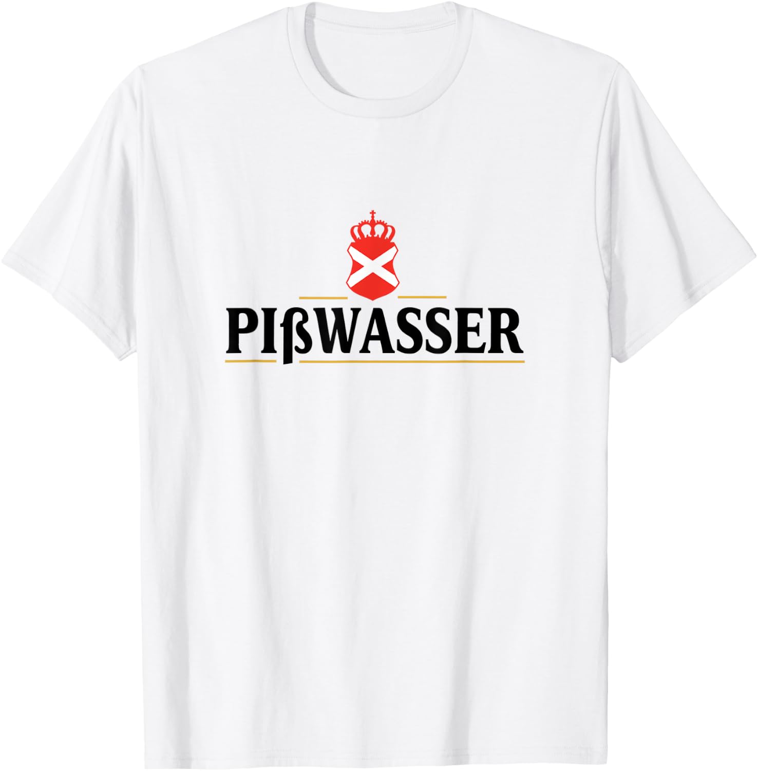 Fictionnal Beer Pißwasser Logo T-Shirt - T-Shirt | White