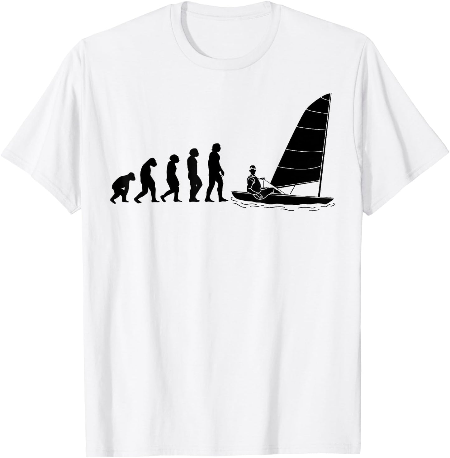 Sailing sailinger EVOLUTION sailing Sail boats sailing T-Shirt - T-Shirt | White