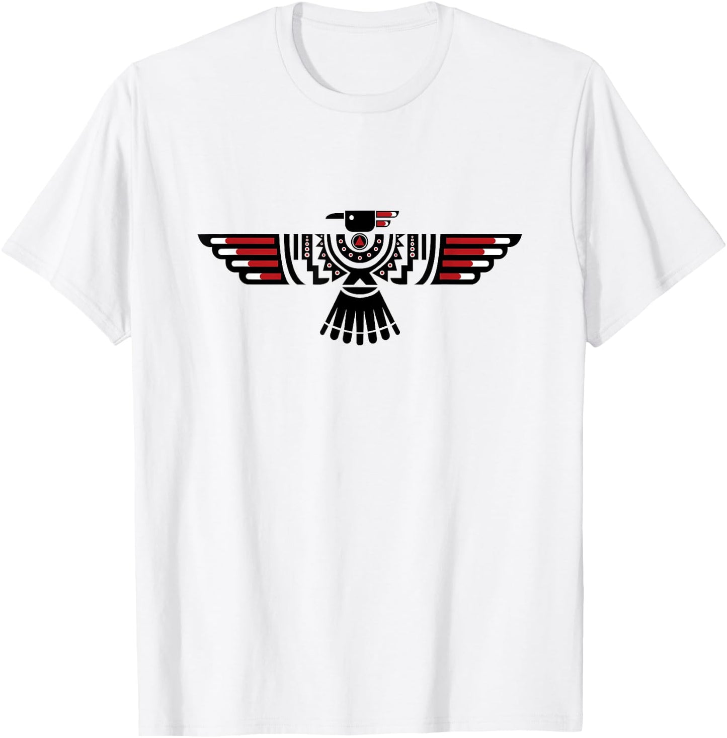 Native American Thunderbird Indigenous Peoples Day T-Shirt - T-Shirt | White