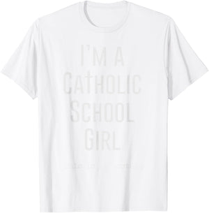 Halloween Catholic School Girl Costume T-Shirt - T-Shirt | White
