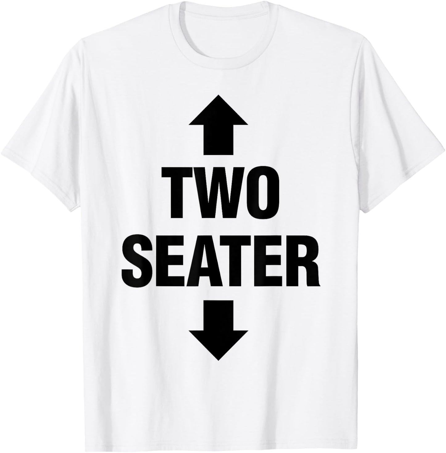 Two Seater Shirt Adult Fetish Swinger Polygamy Freak Gift T-Shirt - T-Shirt | White