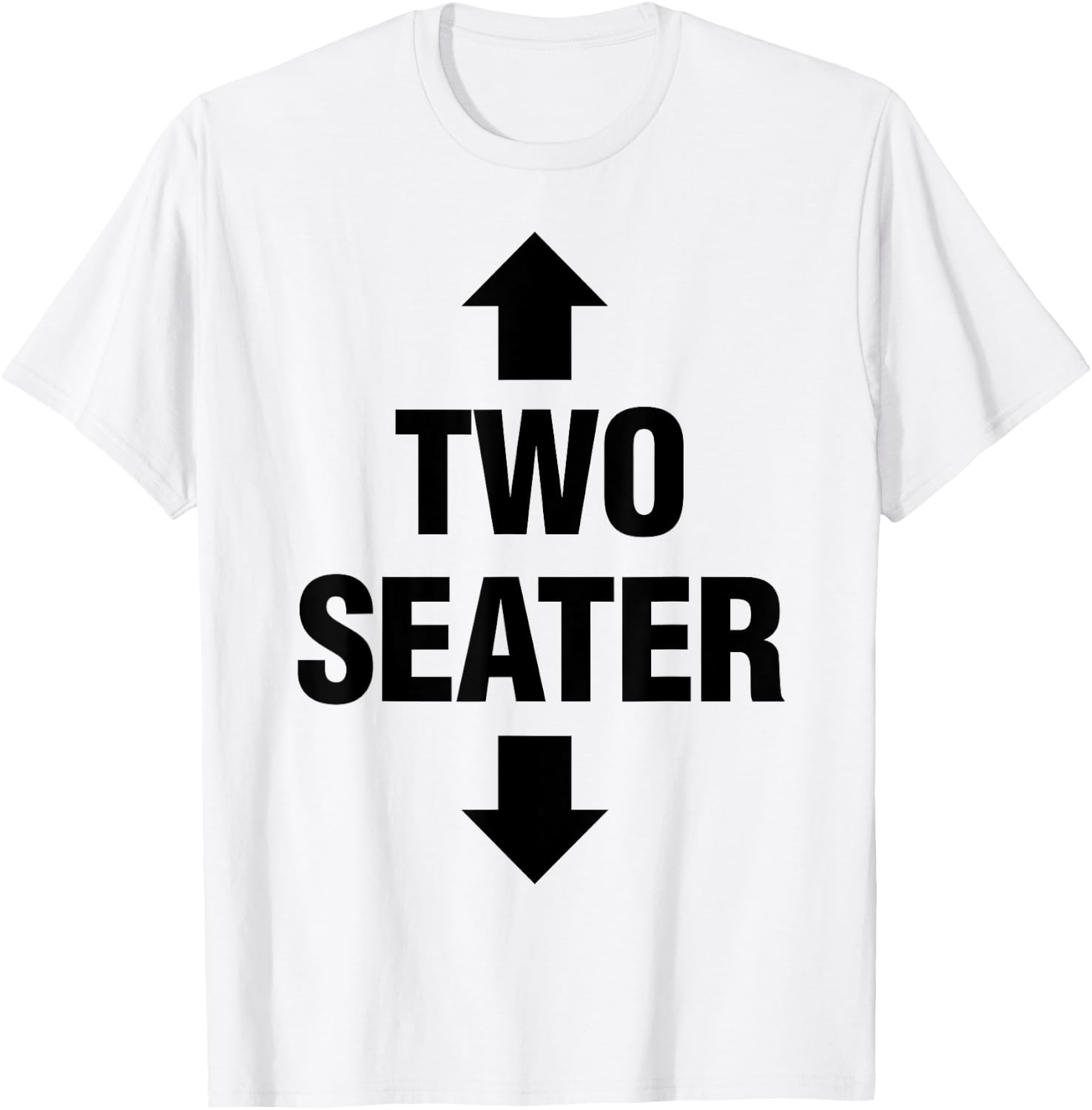 Two Seater Shirt Adult Fetish Swinger Polygamy Freak Gift T-Shirt - T-Shirt | White