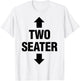 Two Seater Shirt Adult Fetish Swinger Polygamy Freak Gift T-Shirt - T-Shirt | White