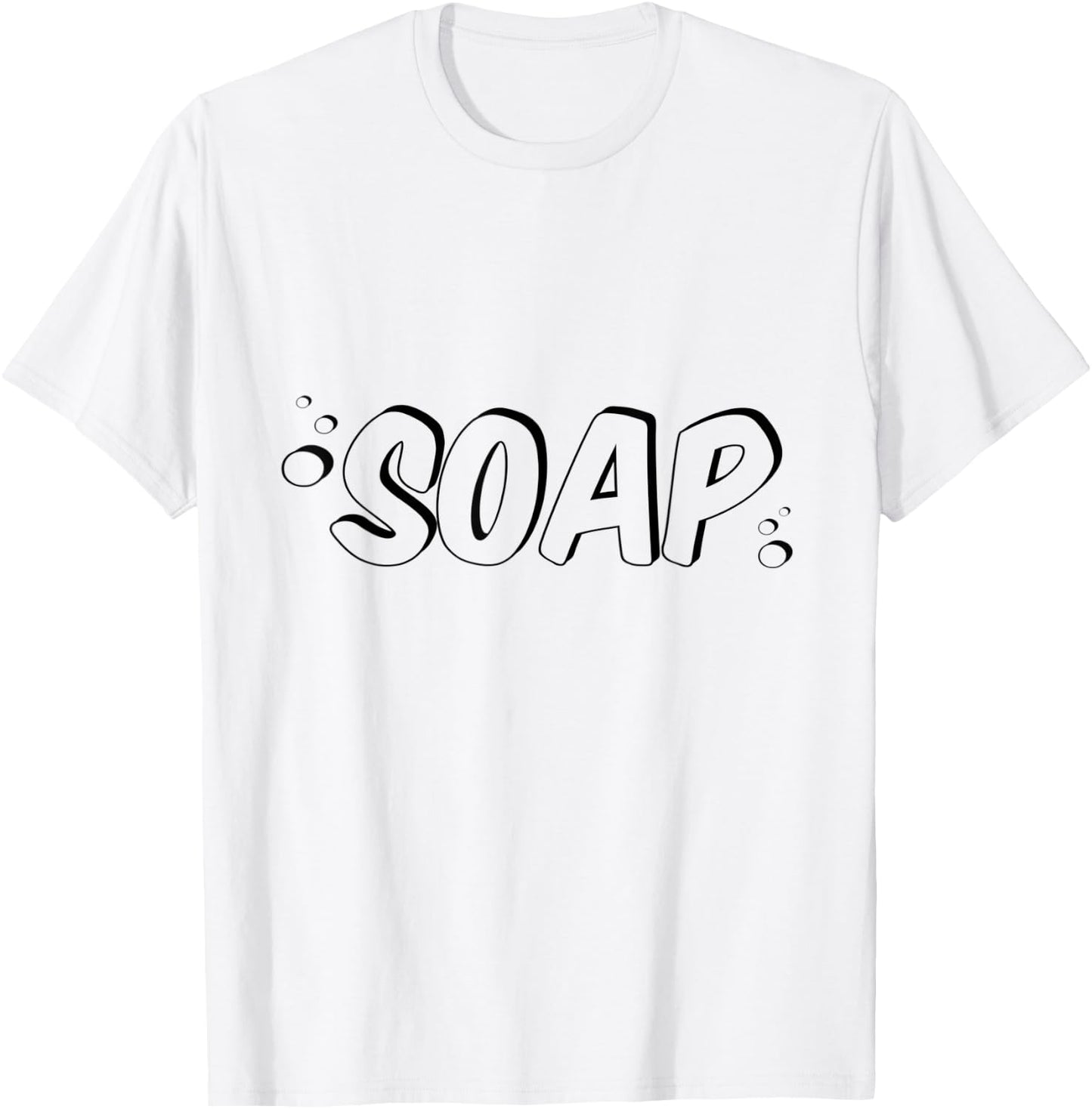 Funny Bar of Soap Halloween Costume Healthcare Wash Hands T-Shirt - T-Shirt | White