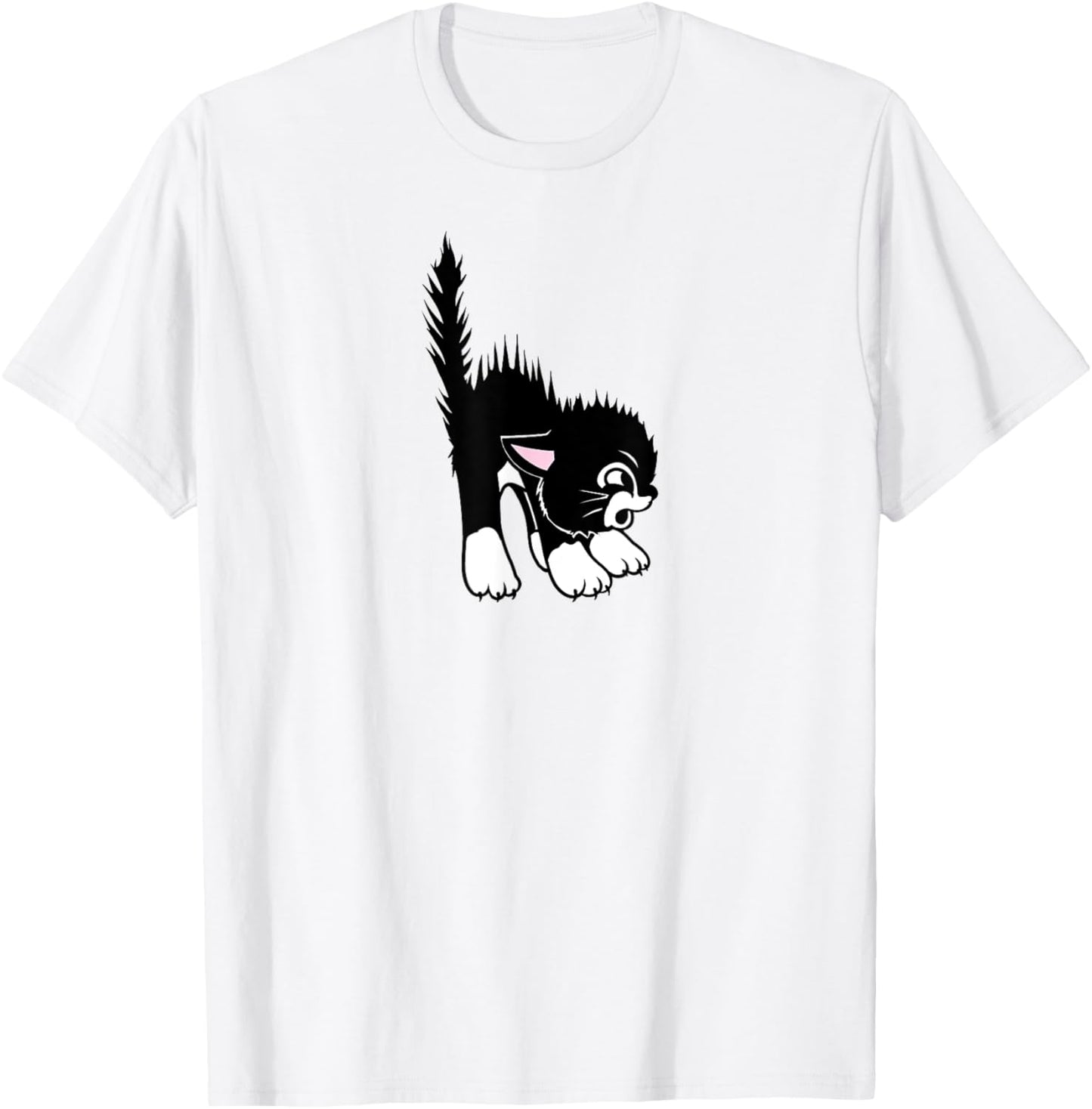 Disney Silly Symphonies More Kittens Scared Kitty Logo T-Shirt - T-Shirt | White