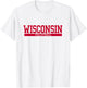 Wisconsin Volleyball T-Shirt - T-Shirt | White