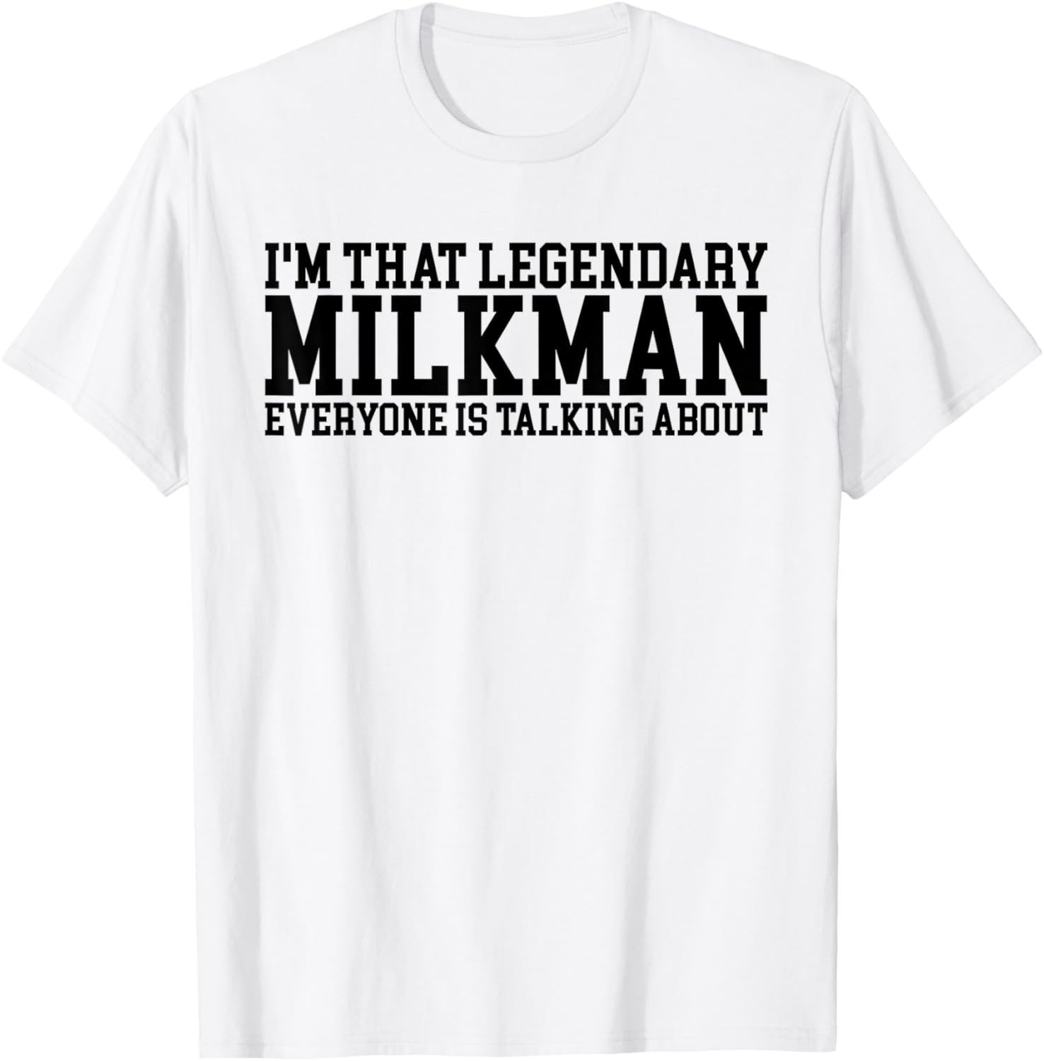 Vintage Milkman, Milk Man Apparel, Funny Milk Lover Gifts T-Shirt - T-Shirt | White
