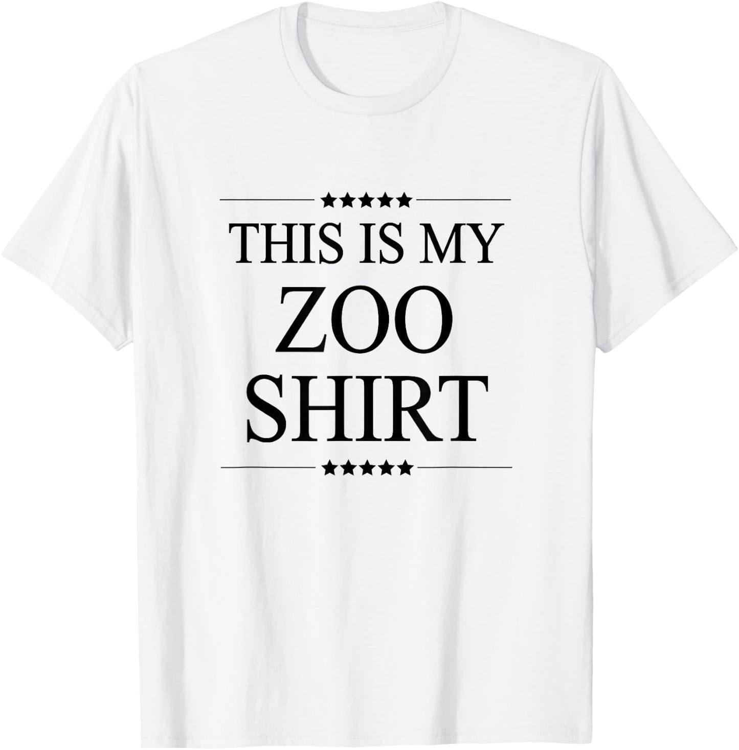 This is My Zoo Shirt Funny Graphic T-Shirt - T-Shirt | White