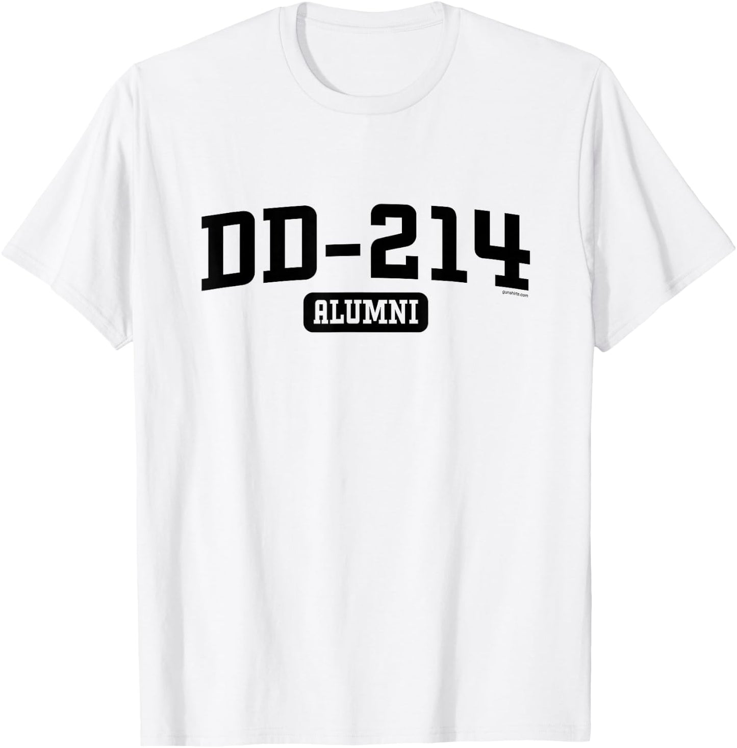 GS Military Designs DD 214 Alumni - Grey, , 3X-Large, Short Sleeve, Classic Fit, Veteran T-Shirt - T-Shirt | White