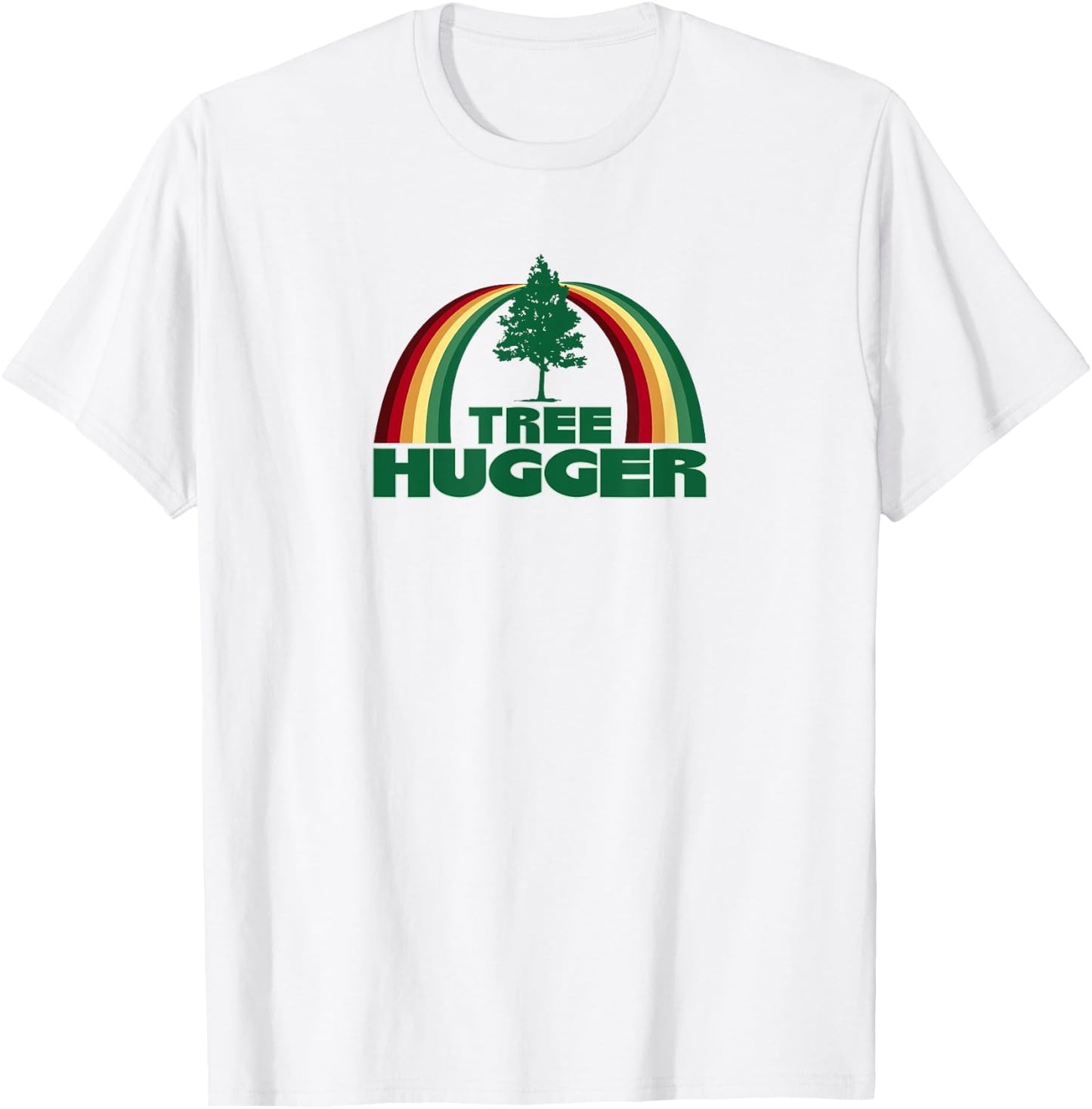 Tree Hugger Earth Day Tree Environmental Protection T-Shirt - T-Shirt | White