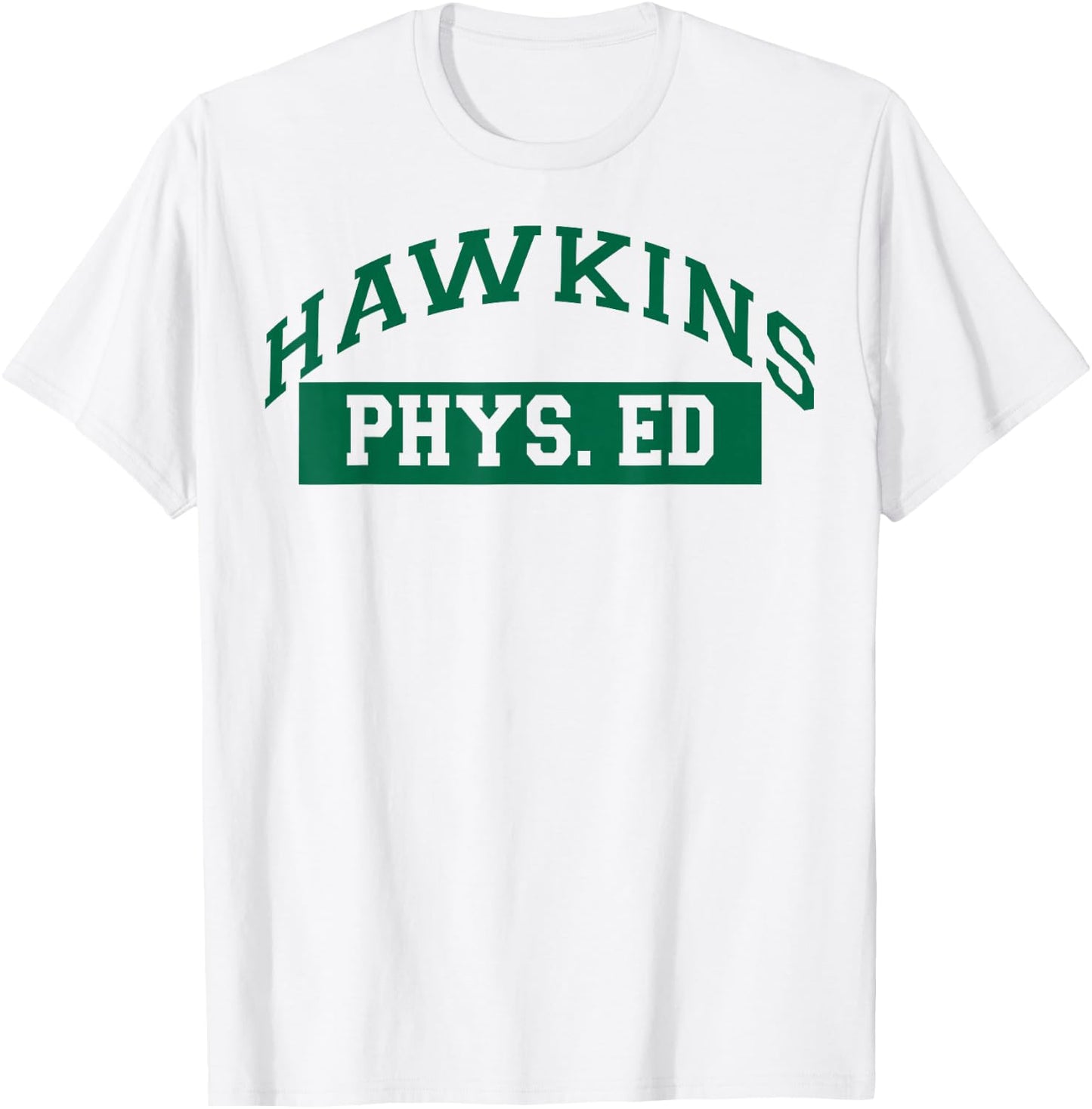 Netflix Stranger Things Hawkins Phys. Ed Logo T-Shirt - T-Shirt | White