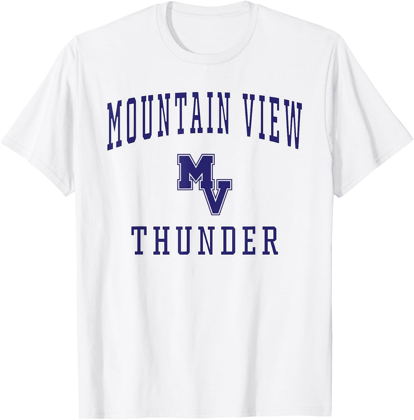 Mountain View High School Thunder T-Shirt - T-Shirt | White