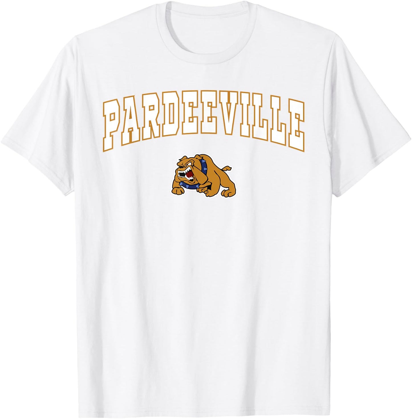 Pardeeville High School Bulldogs T-Shirt - T-Shirt | White