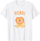 Roar! Lion T-Shirt - T-Shirt | White