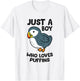 Just a Boy Who Loves Puffins T-Shirt - T-Shirt | White