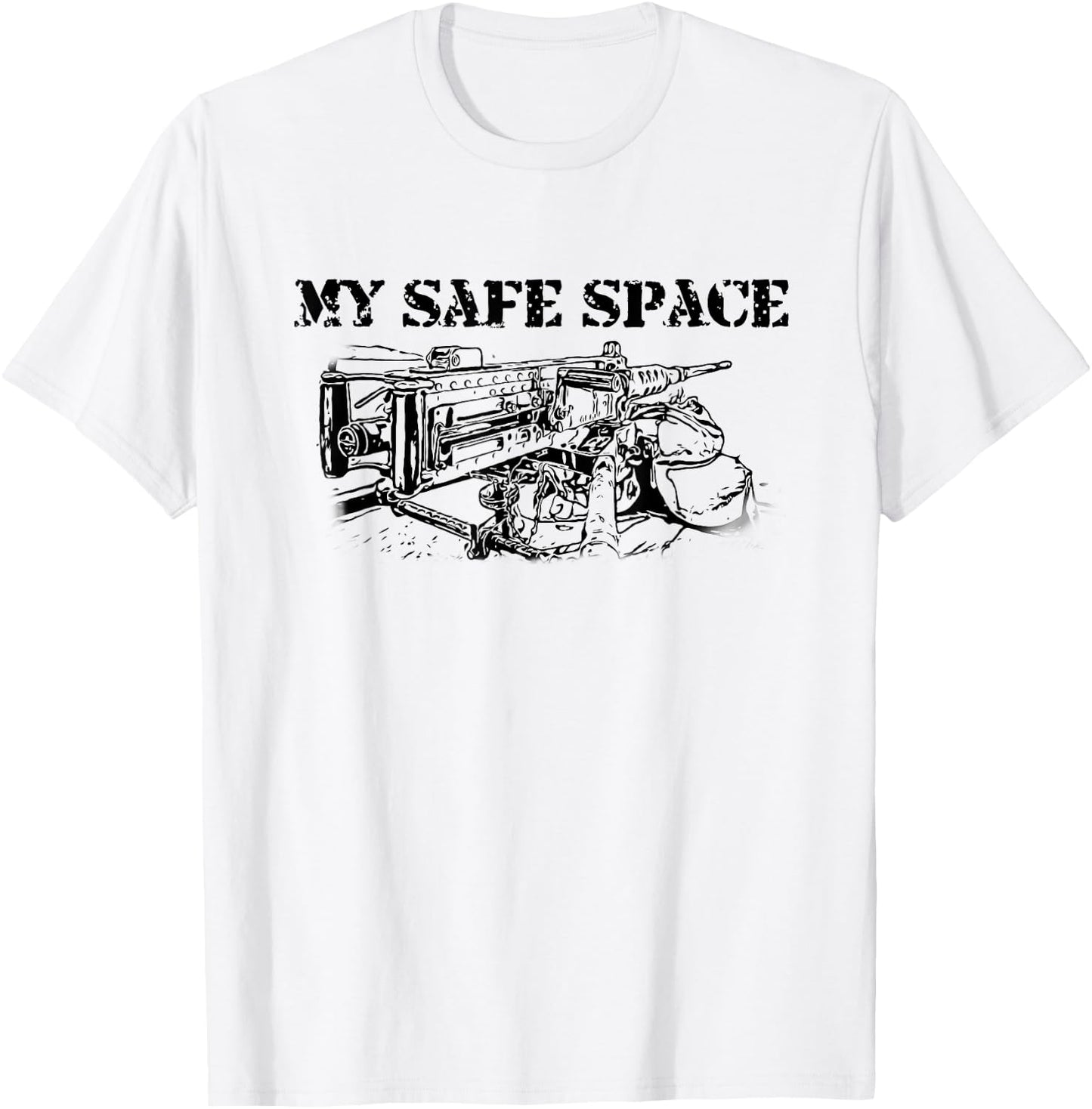 0331 Machine Gunner, Funny Infantry T-Shirt - T-Shirt | White