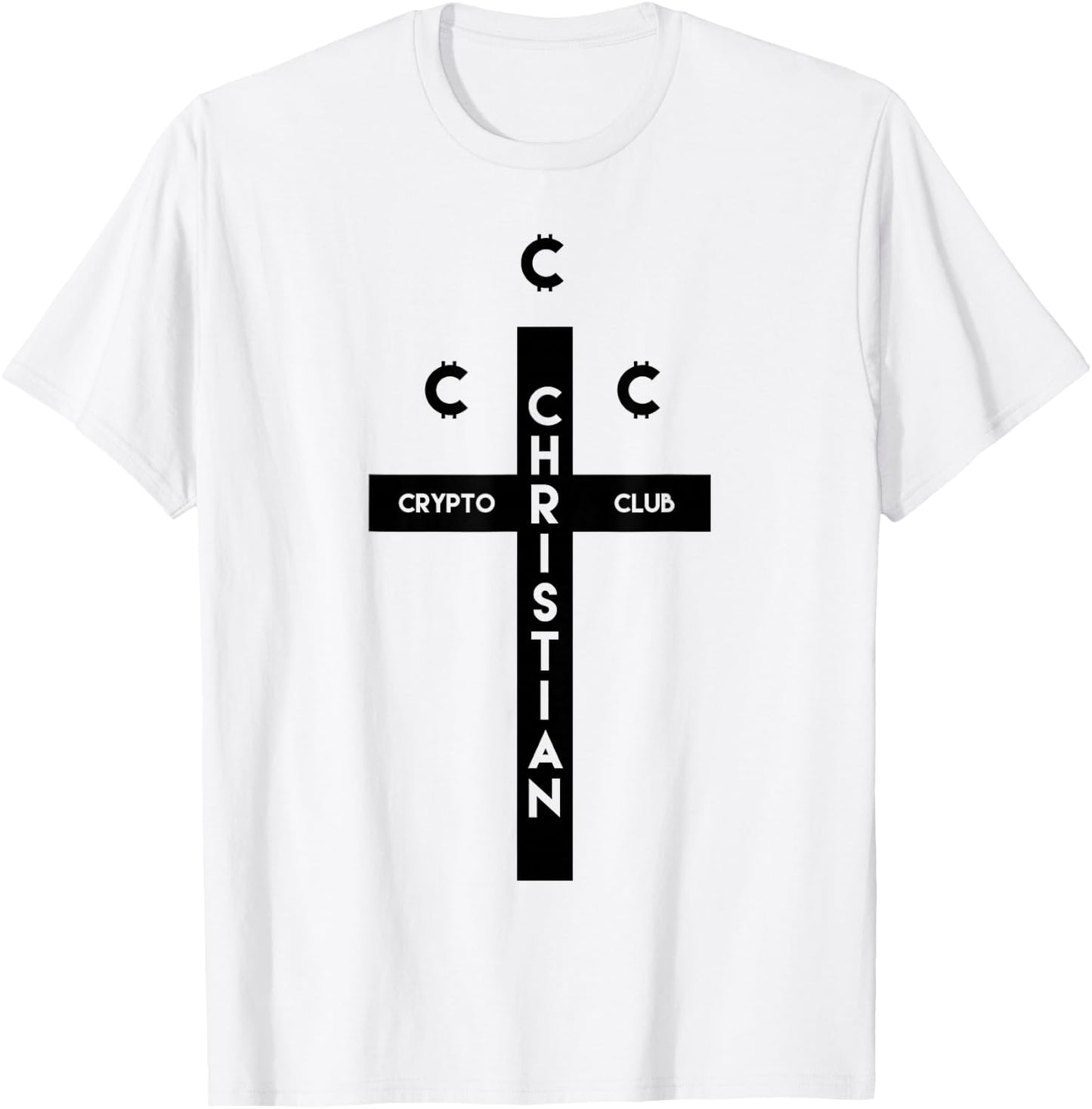 Kevin Smith Clerks 3 Elias Christian Crypto Club Logo Retro T-Shirt - T-Shirt | White