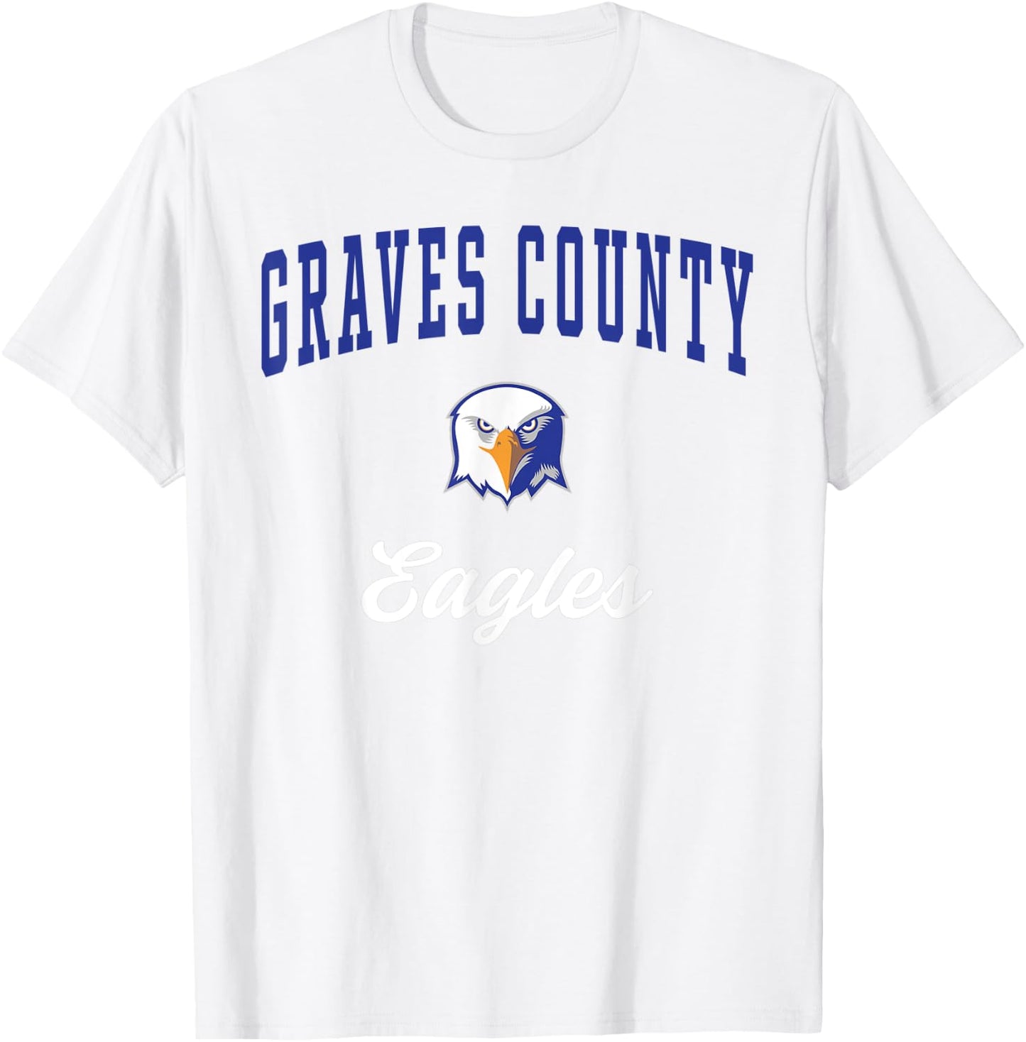 Graves County High School Eagles T-Shirt - T-Shirt | White