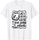 Let's Drink Wine And Judge People Funny Wine Lover Wine T-Shirt - T-Shirt | White