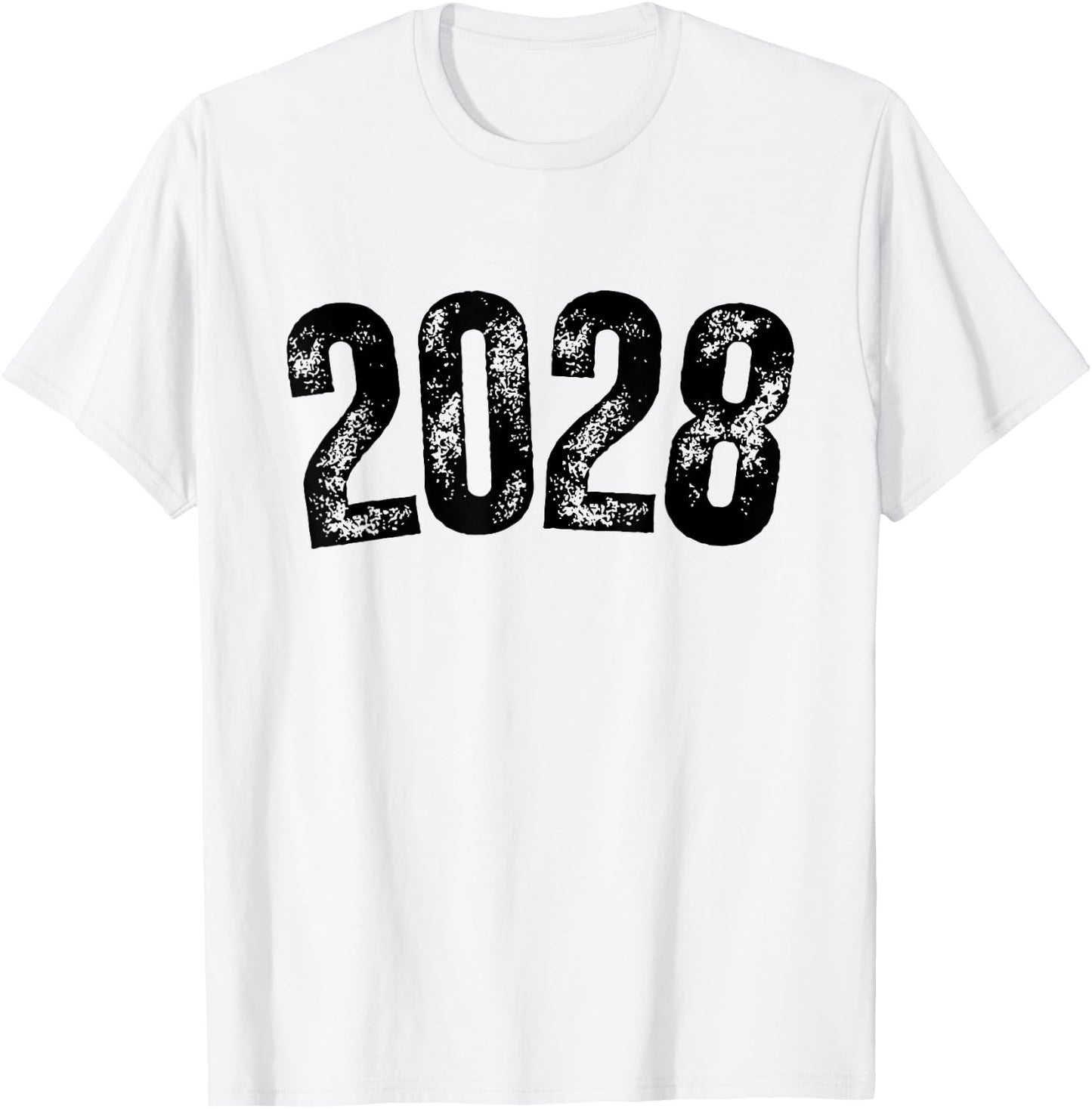 Vintage Senior 2028 Class of 2028 First Day Of School 2028 T-Shirt - T-Shirt | White