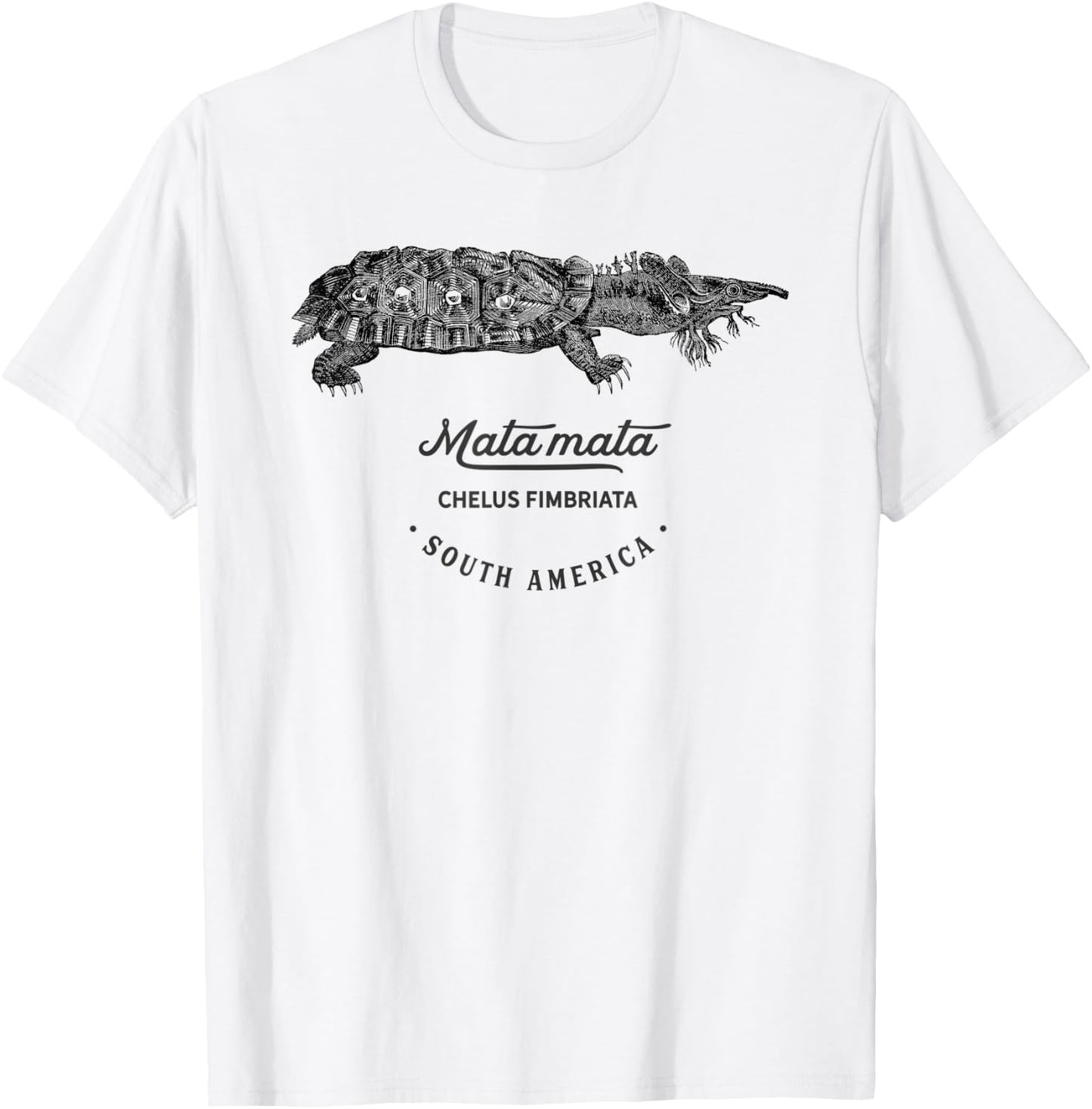 Mata mata Turtle Tortoise Funny Weird Birthday Women Men Kid T-Shirt - T-Shirt | White