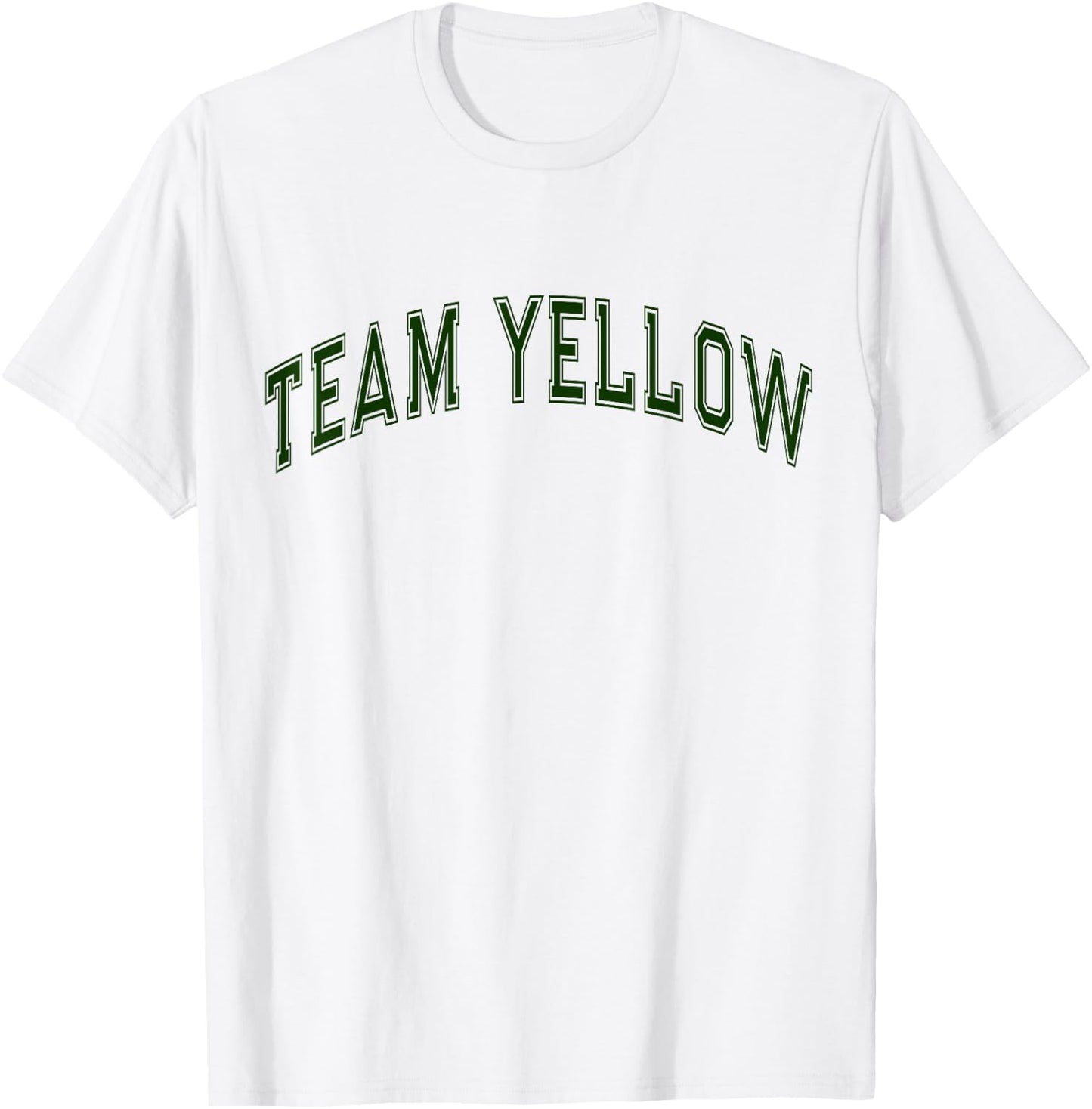 Summer Camp Color Team Yellow Field Day Event War Game Men Women Kids T-Shirt - T-Shirt | White