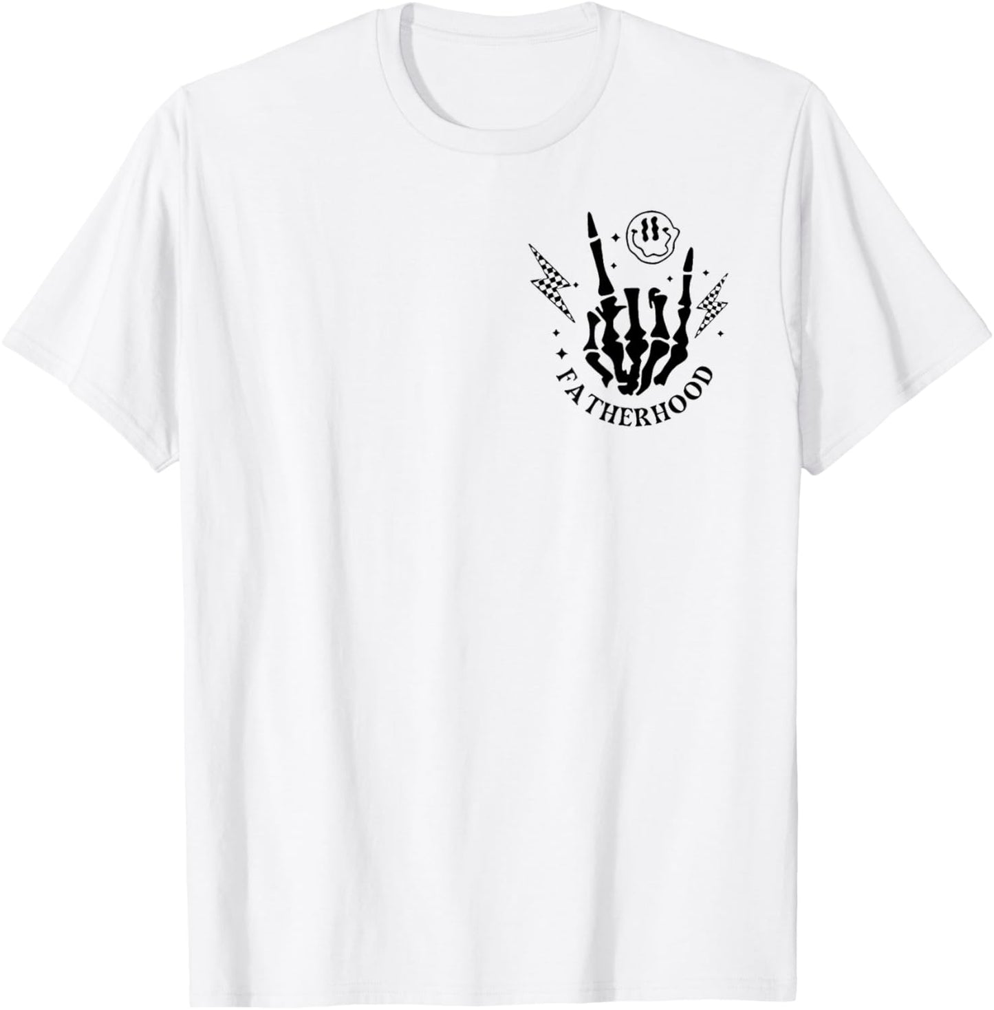 Just A Dad Who Always Come Back With The Milk 2 Sided T-Shirt - T-Shirt | White