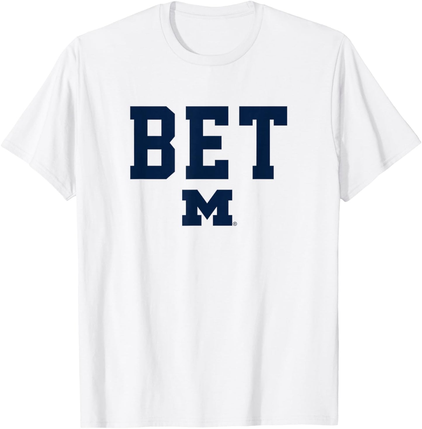 University of Michigan Wolverines U of M BET T-Shirt - T-Shirt | White