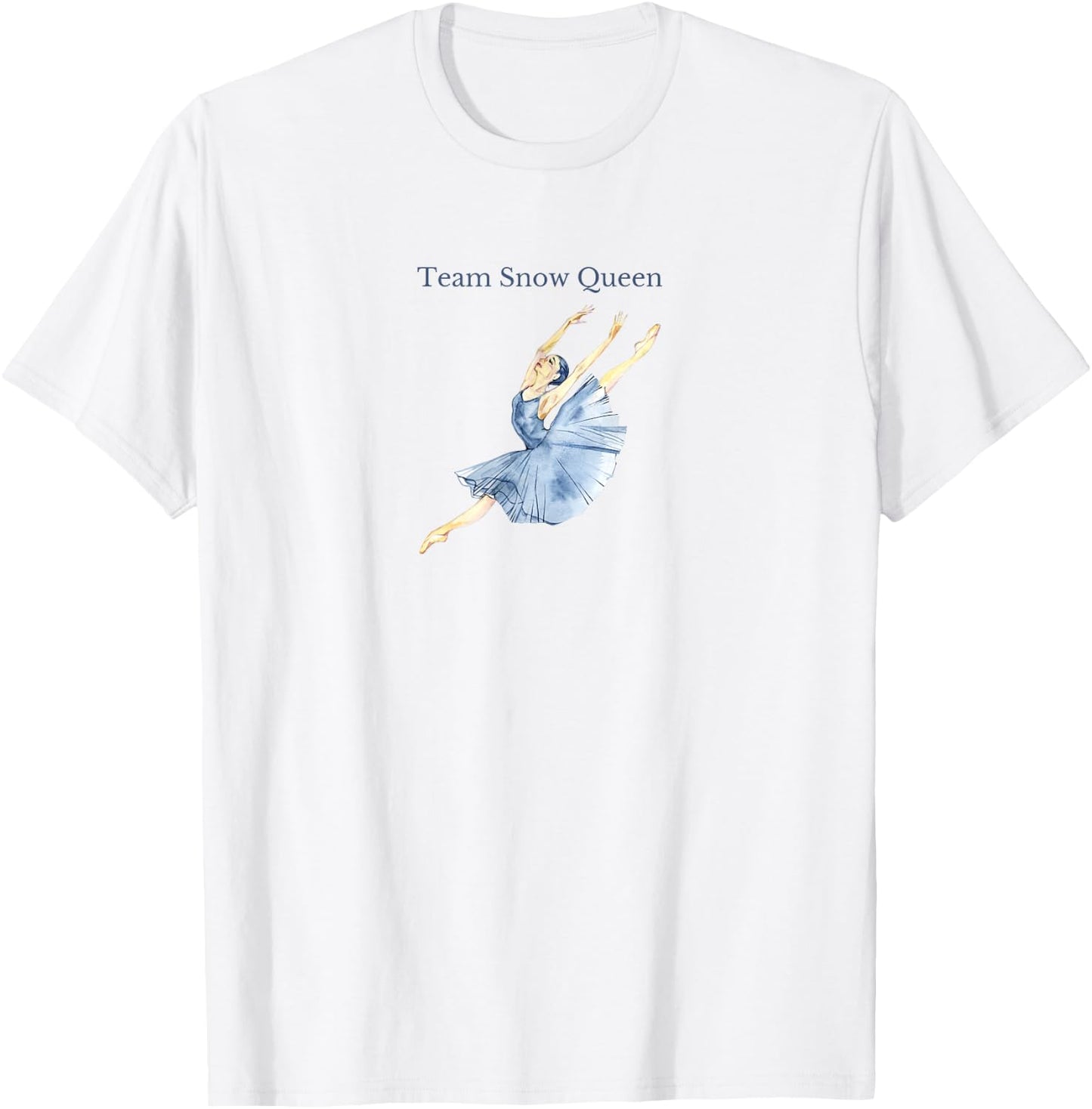 Team Snow Queen Nutcracker Ballet Christmas Dancer Graphic T-Shirt - T-Shirt | White