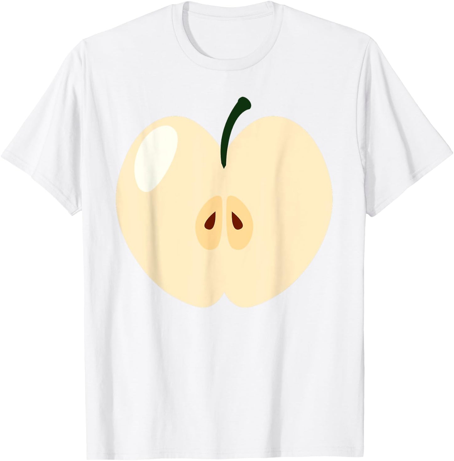 Green Apple Easy Funny Matching Halloween Costume Men Women T-Shirt - T-Shirt | White