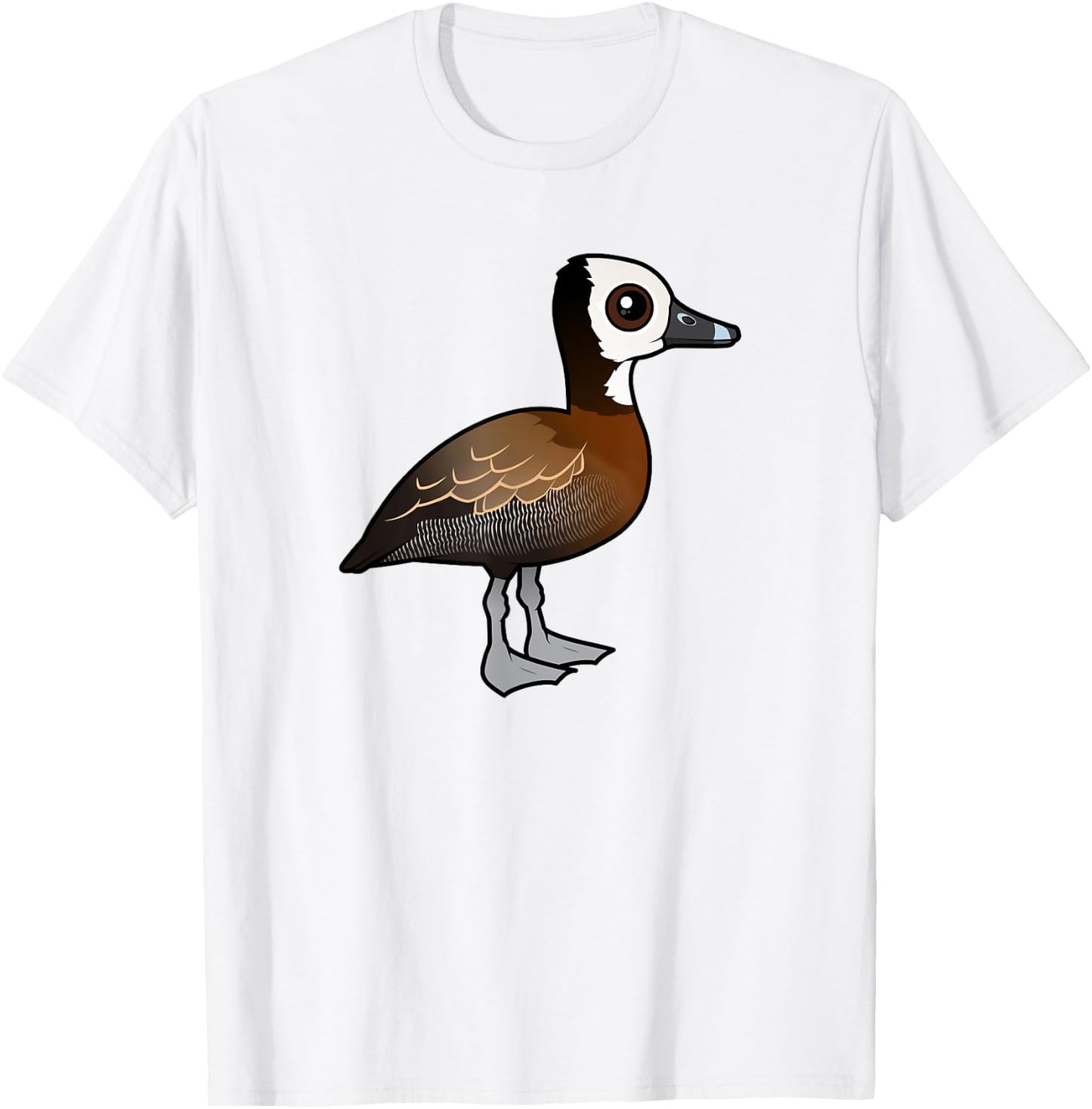 Birdorable White-faced Whistling-Duck T-Shirt - T-Shirt | White