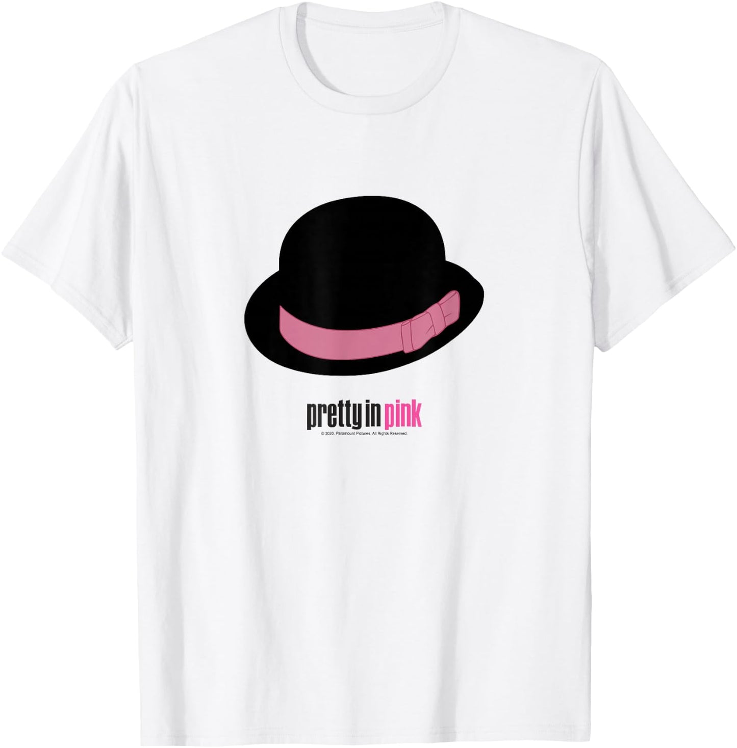Pretty in Pink Andie's Hat T-Shirt - T-Shirt | White