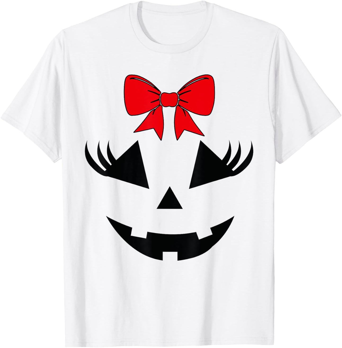 Scary Spooky Jack O Lantern Face Pumpkin Halloween Women T-Shirt - T-Shirt | White
