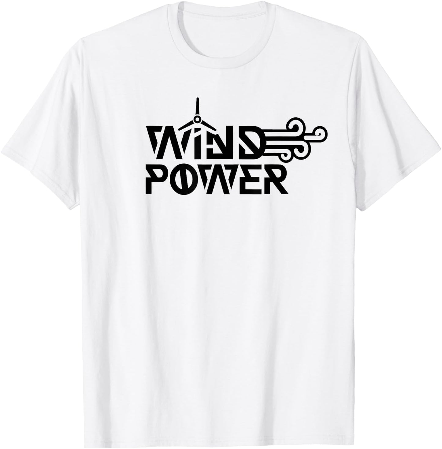 Wind Power Renewables Windmill Energy T-Shirt - T-Shirt | White