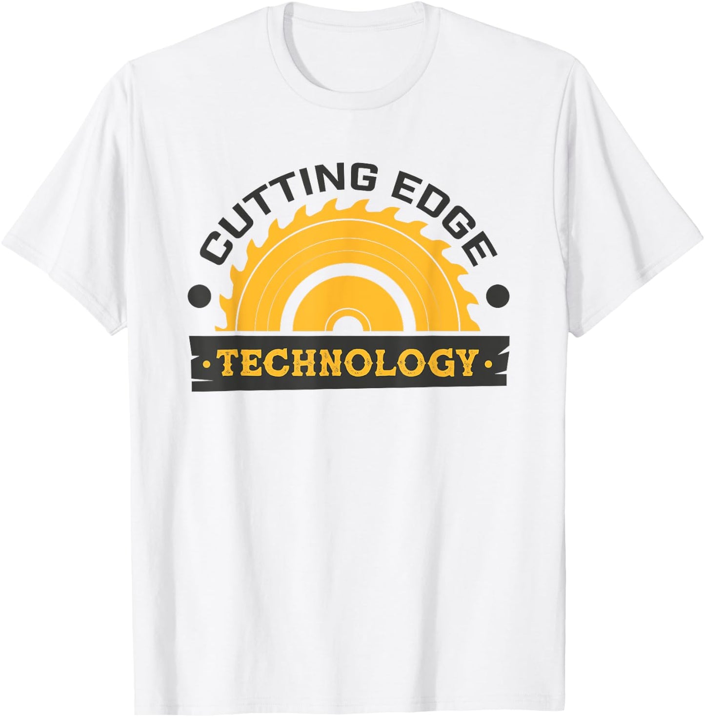Cutting Edge Shirt For Woodshop Workers & Teachers - Funny Women Girls Kids T-Shirt - T-Shirt | White