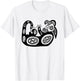 Dingo Dog - Australian Aborigine Rock Art Aboriginal T-Shirt - T-Shirt | White