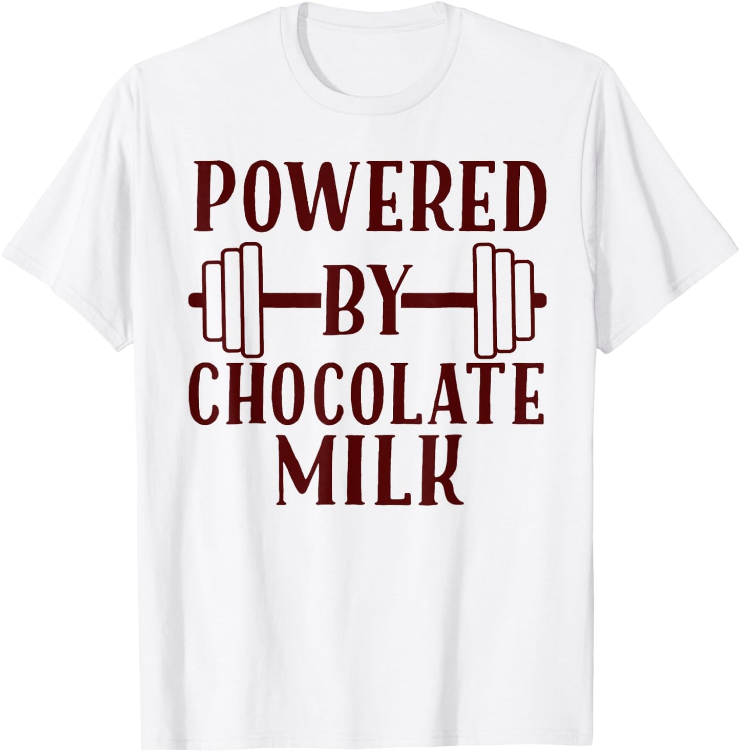 Powered By Chocolate Milk T-Shirt - T-Shirt | White