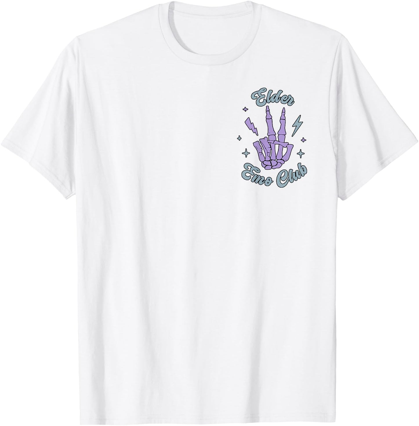 Elder Emo Club Still In My Emo Phase ( 2 Sided) T-Shirt - T-Shirt | White