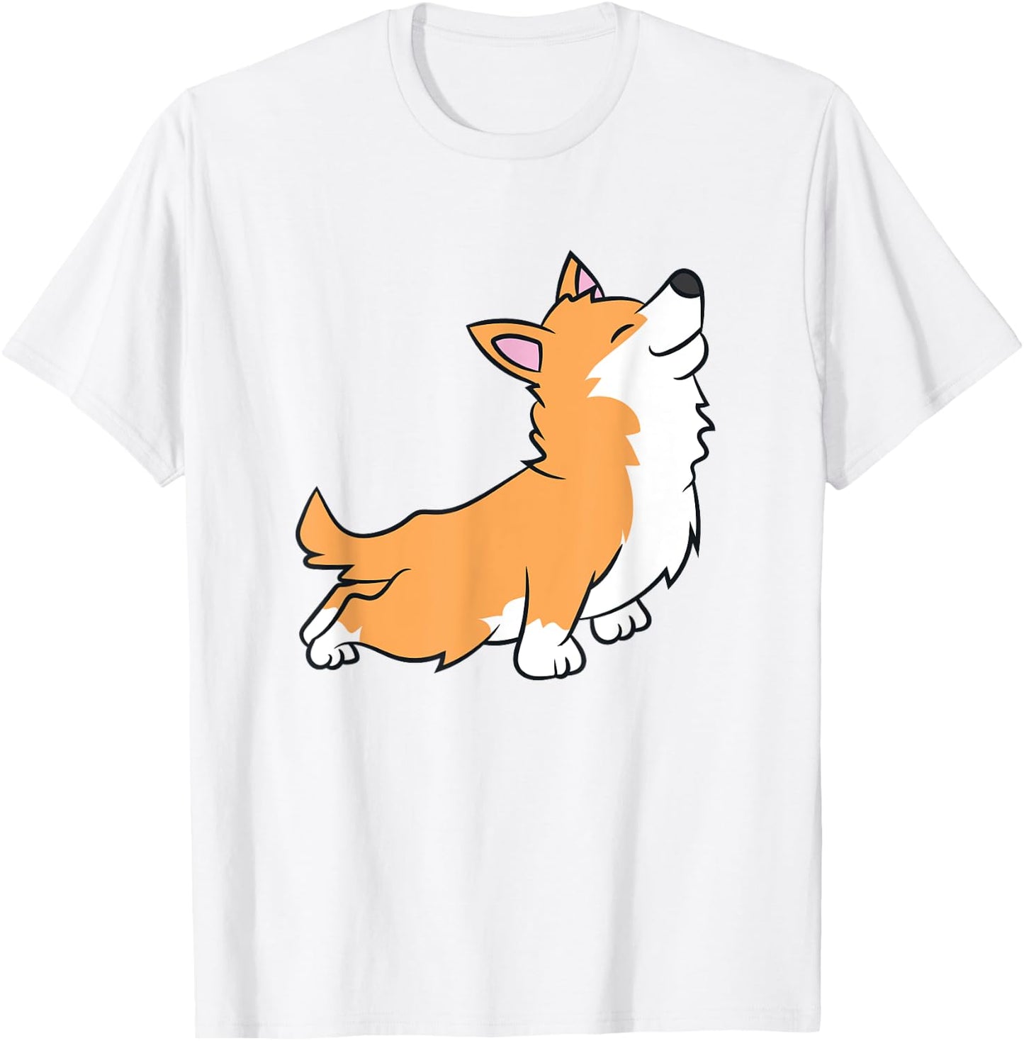 Corgi Dog Yoga Workout Meditation Exercise Corgi Owner Women Kids T-Shirt - T-Shirt | White
