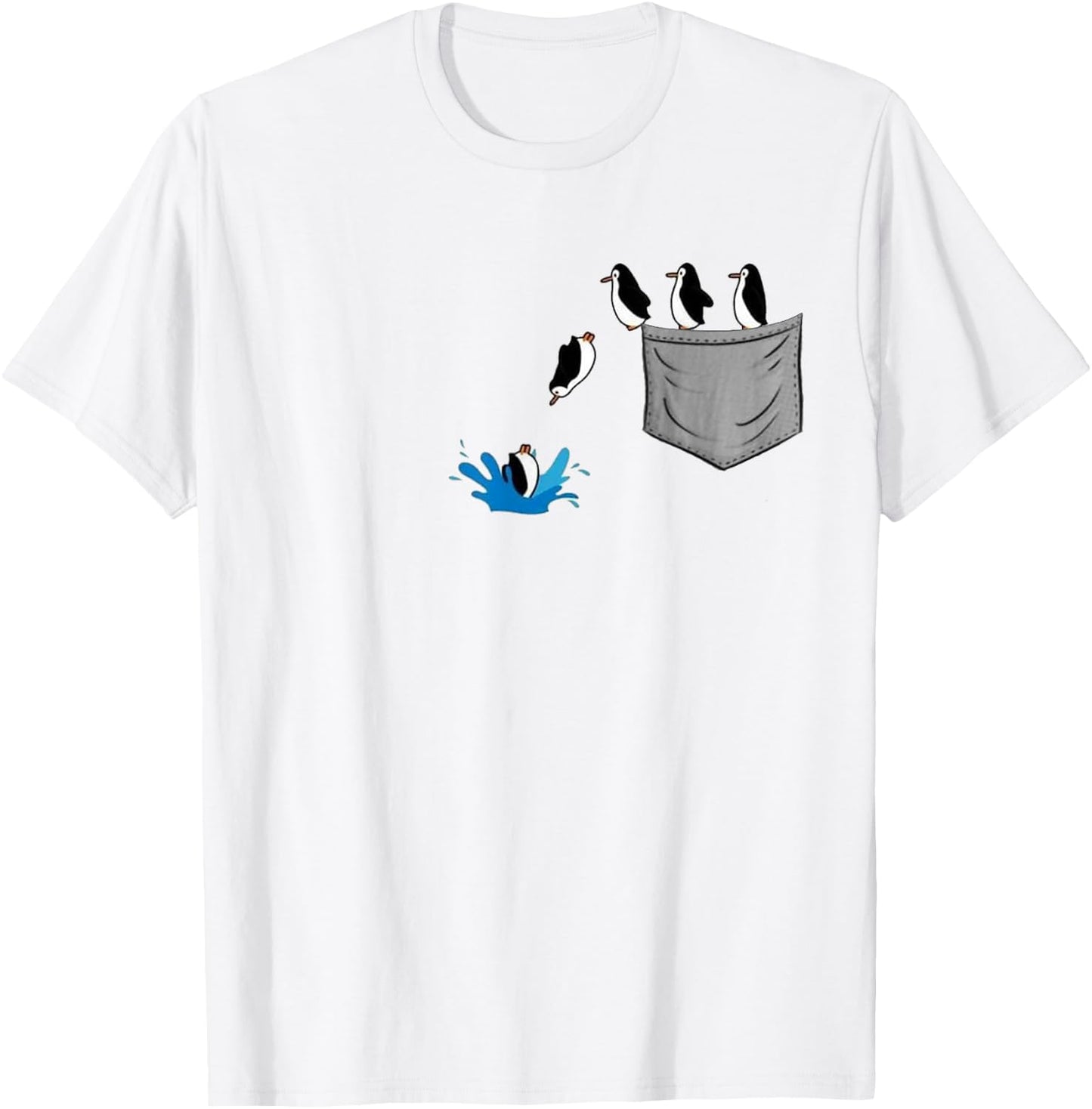 Love penguin Women Shirt penguin Lovers for kids and girls T-Shirt - T-Shirt | White