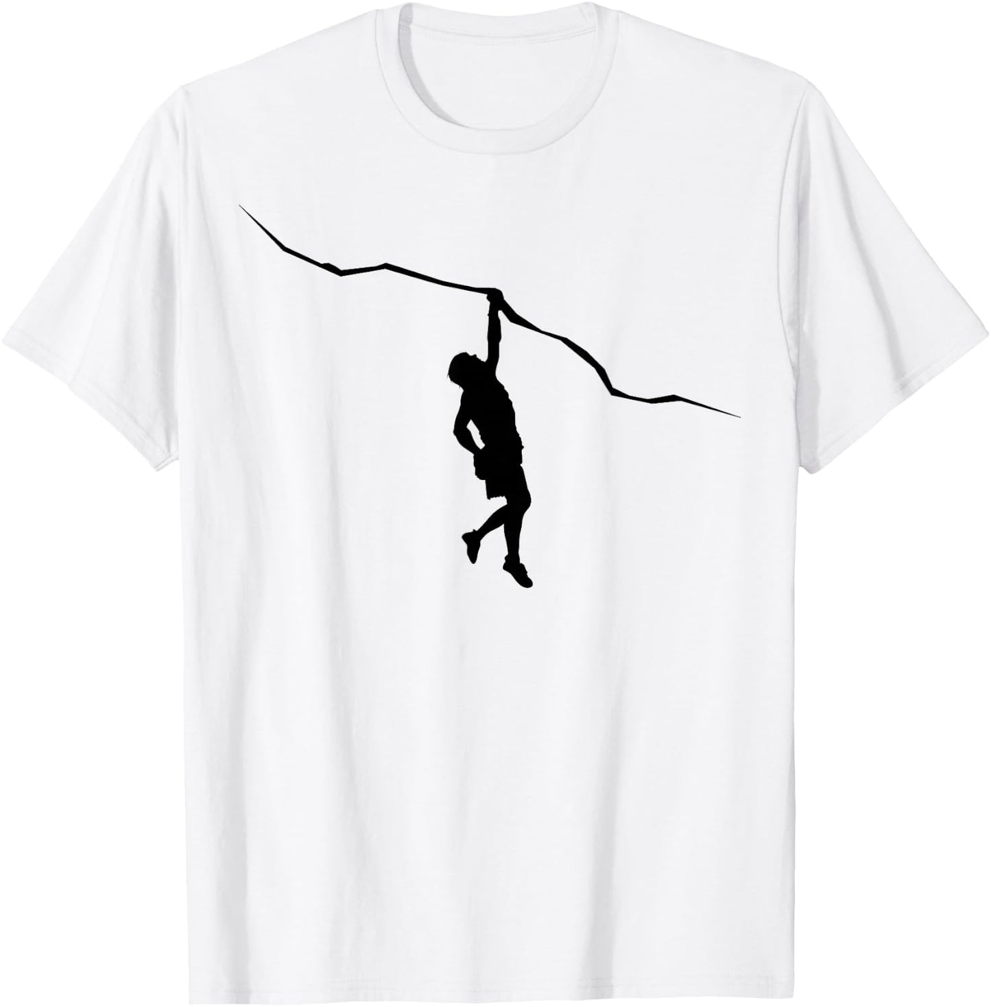 Climbing Climber Bouldering T-Shirt - T-Shirt | White